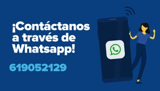 Contáctanos a través de Whatsapp
